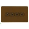 4 Gang 20 Amp 2 Way Toggle Light Switches