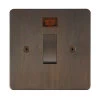 20 Amp Double Pole Switch: Black Trim