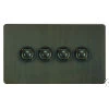 4 Gang Retractive Push Button Switch