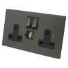 More information on the Executive Old Bronze  Executive Plug Socket with USB Charging