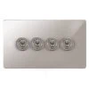 4 Gang 20 Amp 2 Way Toggle Light Switches