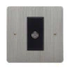 1 Gang Satellite Socket Outlet: Black Insert