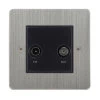 TV-Satellite Outlet: Black Insert