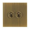 2 Gang 20 Amp 2 Way Toggle Light Switches