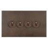 4 Gang 20 Amp 2 Way Toggle Light Switches