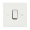 1 Gang 20 Amp 2 Way Switch: White Insert