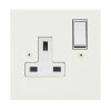 13 Amp Single Plug Socket: White Insert