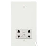 Shaver Socket Outlet 110 | 240 Volts: White Insert