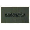 4 Gang Retractive Push Button Switch