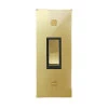 1 Gang 20 Amp 2 Way Architrave Light Switch: Black Insert