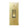 1 Gang 20 Amp 2 Way Architrave Light Switch: White Insert