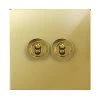 2 Gang 20 Amp 2 Way Toggle Light Switches