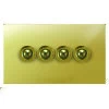 4 Gang Retractive Push Button Switch