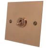 More information on the Executive Square Polished Copper Executive Square Intermediate Toggle (Dolly) Switch