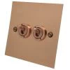 2 Gang 20 Amp 2 Way Toggle (Dolly) Light Switches
