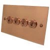 4 Gang 20 Amp 2 Way Toggle (Dolly) Light Switches