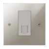 1 Gang RJ45 CAT 6 Socket: White Insert