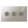 3 Gang 20 Amp 2 Way Toggle Light Switches