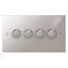 4 Gang 100W 2 Way LED (Trailing Edge) Dimmer (Min Load 1W, Max Load 100W)