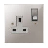 1 Gang 13 Amp Plug Socket: White Insert