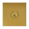 More information on the Executive Square Satin Brass Executive Square Intermediate Toggle (Dolly) Switch