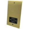 Shaver Socket Outlet 110 | 240 Volts: Black Insert