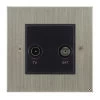 TV-Satellite Outlet: Black Insert