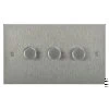 3 Gang 100W 2 Way LED (Trailing Edge) Dimmer (Min Load 1W, Max Load 100W)