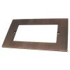 Double Module Plate: Black Insert - the Double Module Plate will accept up to 4 Modules