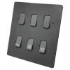 Flat Grid Matt Black Grid Plates - 7