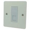 1 Gang RJ45 Cat5e Socket - Cat5 and Cat6 available on request : White Trim