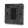 1 Gang RJ45 Cat5e Socket - Cat5 and Cat6 available on request - Black Trim