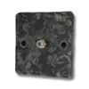 1 Gang Satellite Socket - Black Trim