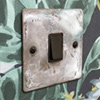 Flat Vintage Weathered Copper Intermediate Light Switch - 2