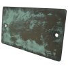Flat Vintage Weathered Copper Blank Plate - 1