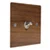 More information on the Flat Wood Walnut / Satin Stainless Flat Wood Veneer Intermediate Toggle (Dolly) Switch