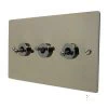 3 Gang 20 Amp 2 Way Toggle (Dolly) Light Switches