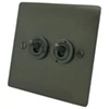 2 Gang 20 Amp 2 Way Toggle (Dolly) Light Switches