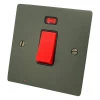 45 Amp Double Pole Switch with Neon - Single Plate