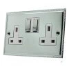 Double 13 Amp Socket - White Trim