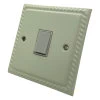 1 Gang - Single light switch will work on one way or two way circuits : Black Trim