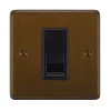 1 Gang Master Telephone Socket: Black Insert