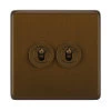 2 Gang 20 Amp 2 Way Toggle Light Switches