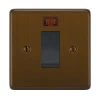 45 Amp Cooker Switch Small with Neon: Black Insert