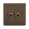 2 Gang 20 Amp 2 Way Toggle Light Switches