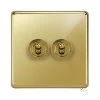 2 Gang 20 Amp 2 Way Toggle Light Switches