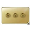 3 Gang 20 Amp 2 Way Toggle Light Switches