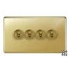 4 Gang 20 Amp 2 Way Toggle Light Switches