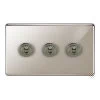 3 Gang 20 Amp 2 Way Toggle Light Switches