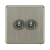 2 Gang 20 Amp 2 Way Toggle Light Switches